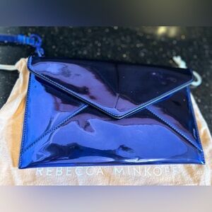 Rebecca Minkoff Blue Holo clutch bag *dust bag included*